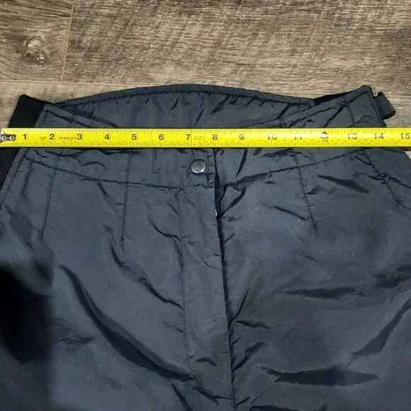 Obermeyer Ski Pants Size 10 Snow Board Black Water Proof Resistant - Picture 4 of 16